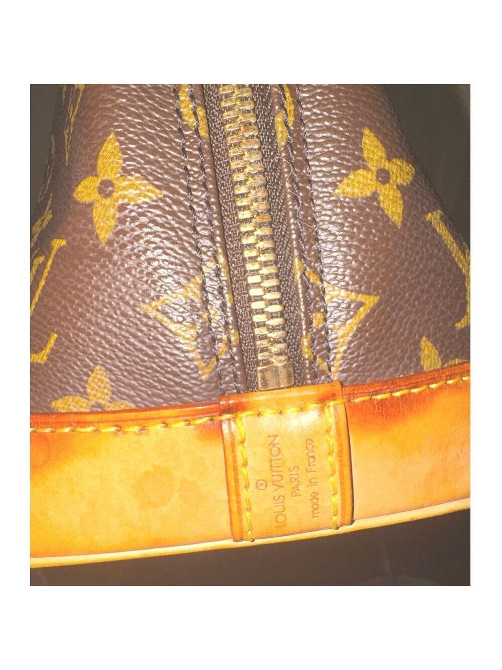 Louis Vuitton Alma PM Monogram Satchel #300 lock and key, Dust Bag - Picture 6 of 15